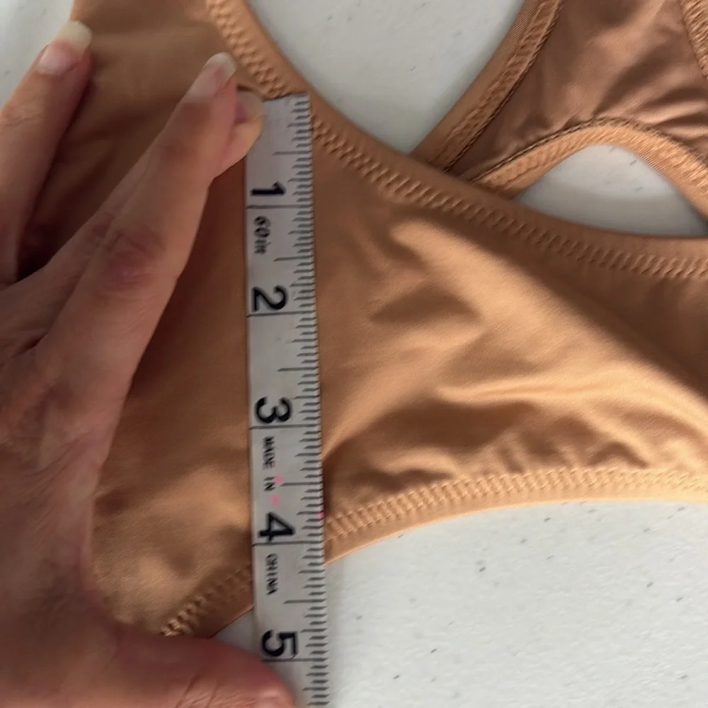 NWT Skims swim cut out monokini ochre XS